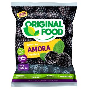 Quantas calorias em 1 Oz Amoras Congeladas?