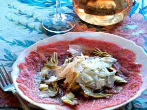 Quantas calorias em 1 Oz Carpaccio de Carne?