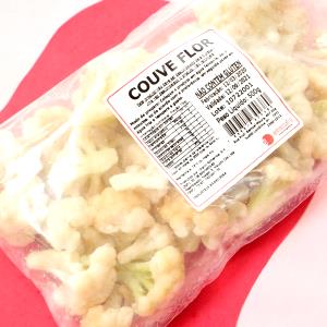 Quantas calorias em 1 Oz Couve-Flor (Congelado)?