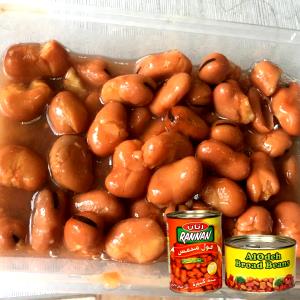 Quantas calorias em 1 Oz, Enlatado, Produto Feijão Vermelho, Pinto ou Calico Cozido (Cozinhado sem Gordura Adicionada)?