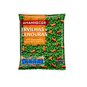 Quantas calorias em 1 Oz Ervilhas e Cenouras (Congelado)?