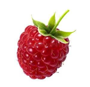 Quantas calorias em 1 Oz Framboesas?