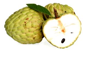 Quantas calorias em 1 Oz Fruta do Conde?