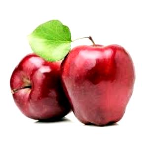 Quantas calorias em 1 Oz Maçãs Red Delicious?