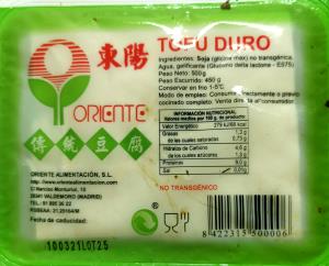Quantas calorias em 1 Oz Tofu Duro?