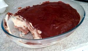 Quantas calorias em 1 Oz Torta de Bolacha?
