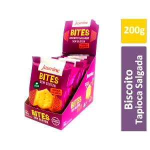 Quantas calorias em 1 pacote (25 g) Bites sem Glúten Tapioca Salgada?