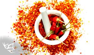 Quantas calorias em 1 Pedaço (0,5 G) Pimenta chili, seca?