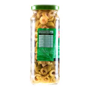 Quantas calorias em 1 Pedaço (2,7 G) Azeitonas verdes em conserva?