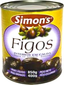 Quantas calorias em 1 Pedaço (27,0 G) Figos, enlatados?