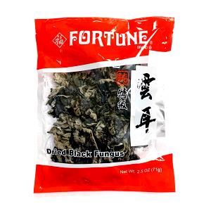 Quantas calorias em 1 Pedaço (4,5 G) Funghi tipo cloud ears, seco?