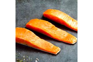 Quantas calorias em 1 pegada (15 g) Filé de Salmão?