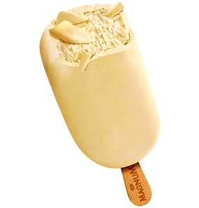 Quantas calorias em 1 picolé (78 g) Picolé Magnum Branco?