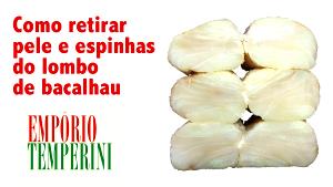 Quantas calorias em 1 Polegada Cúbica, Com Espinhas (Produto Após Espinhas Removidas) Bacalhau no Forno ou Grelhado?