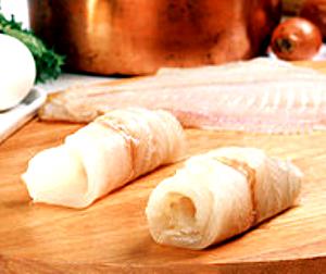 Quantas calorias em 1 Polegada Cúbica, Sem Espinhas Linguado Cozido?