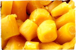 Calorias em 1 Porção Batata baroa cozida drenada com óleo de soja sem ...