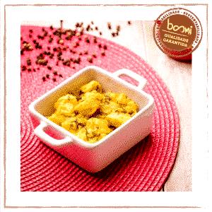 Quantas calorias em 1 porção (120 g) Frango Ao Curry?