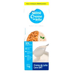Quantas calorias em 1 porção (15 g) Creme de Leite Leve?