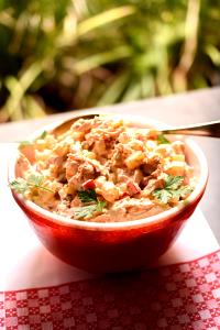 Quantas calorias em 1 Porção (150 G) Salpicão de Frango?