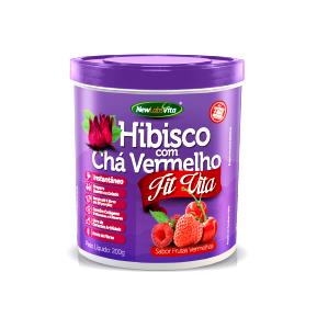 Quantas calorias em 1 porção (200 ml) Chá de Hibisco com Frutas Vermelhas?