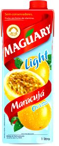 Quantas calorias em 1 porção (200 ml) Suco de Maracujá Light?
