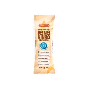 Quantas calorias em 1 porção (22 g) Bananinha Cremosa Zero Açúcar?