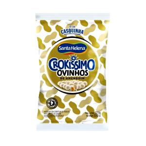 Quantas calorias em 1 porção (25 g) Crokissimo Ovinhos de Amendoim?