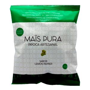 Quantas calorias em 1 porção (25 g) Pipoca Pronta Lemon Pepper?