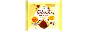 Quantas calorias em 1 porção (25 g) Talento Torta de Maracujá?
