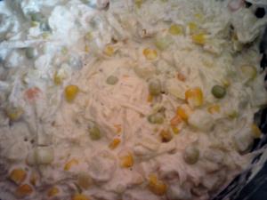 Quantas calorias em 1 porção (250 g) Sopa Picante de Frango?