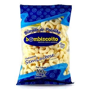 Quantas calorias em 1 porção (30 g) Biscoito de Polvilho sem Lactose?