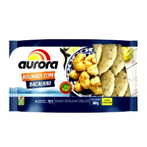 Quantas calorias em 1 porção (30 g) Bolinhos com Bacalhau?