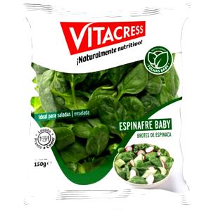 Quantas calorias em 1 Porção (30 G) Mini-Espinafre?