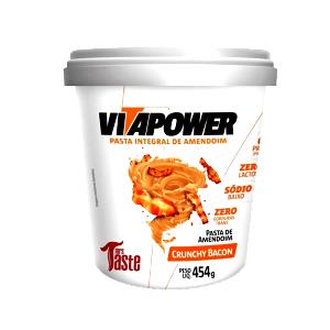 Quantas calorias em 1 porção (30 g) Pasta de Amendoim Crunchy Bacon?