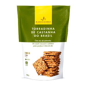 Quantas calorias em 1 porção (30 g) Torradinha de Castanha do Brasil?