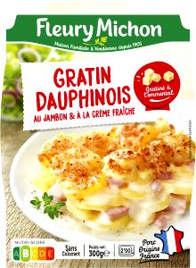 Quantas calorias em 1 porção (300 g) Fettuccini Ao Gratin?