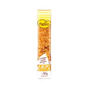 Quantas calorias em 1 porção (32 g) Crepe de Doce de Leite?
