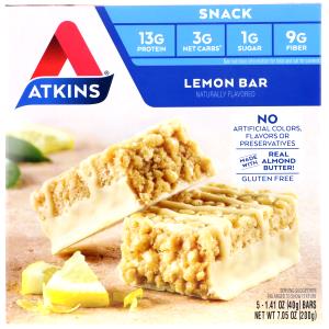 Quantas calorias em 1 porção (40 g) Lemon Bar?