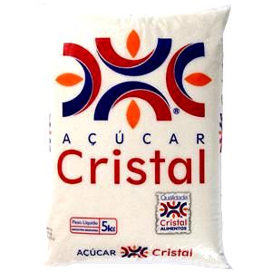 Quantas calorias em 1 porção (5 g) Açucar Cristal?
