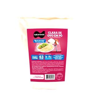 Quantas calorias em 1 porção (8 g) Clara de Ovo em Pó?