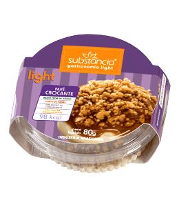 Quantas calorias em 1 porção (80 g) Pavê Crocante?