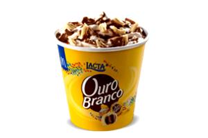 Quantas calorias em 1 porção Mcflurry Ouro Branco?