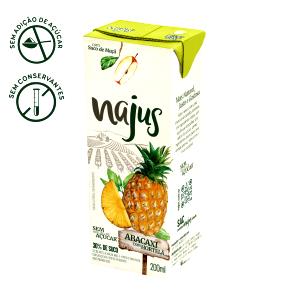 Quantas calorias em 1 Porção Abacaxi suco natural (néctar) sem açúcar?