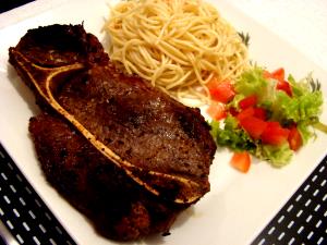 Quantas calorias em 1 Porção Chuleta frito(a)?