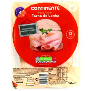 Quantas calorias em 1 Porção Fiambre frango (média de diferentes cortes)?