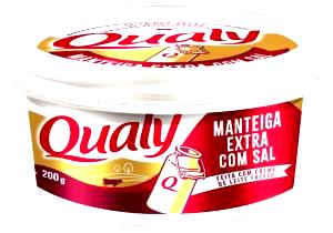 Quantas calorias em 1 Porção Manteiga levemente salgada light?