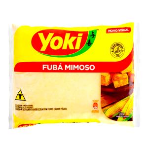 Quantas calorias em 1 Porção Milho fubá cru (média diferentes marcas)?