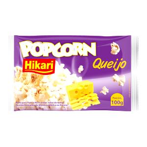 Quantas calorias em 1 Porção Milho pipoca p/ micro-ondas cru light Hikari?