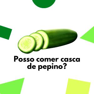 Quantas calorias em 1 Porção Pepino com casca cru?