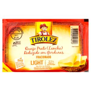 Quantas calorias em 1 Porção Queijo prato light?